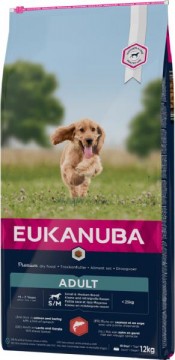 EUKANUBA Dog Dry Base Adult Small & Medium Breeds Salmon & Barley 12...