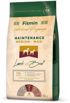 Fitmin Medium Maxi Maintenance Lamb&Beef 12 kg