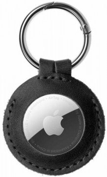 FIXED Apple AirTag Leather case - black FIXWAT-C2-BK