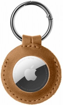 FIXED Apple AirTag Leather case - brown FIXWAT-C2-BRW