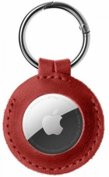 FIXED Apple AirTag Leather case - red FIXWAT-C2-RD