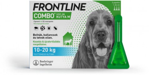 Frontline Combo Spot On M 10-20 kg 3x1,34 ml