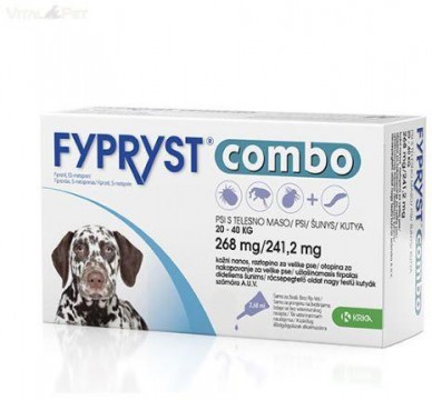 FYPRYST Combo kutyáknak 20-40 kg 3x2,68 ml