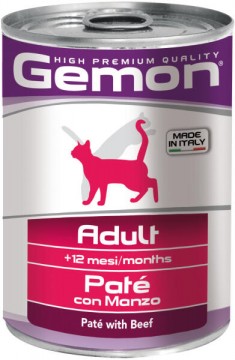 Gemon Cat Adult Paté beef 400 g