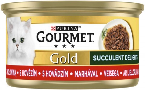Gourmet Succulent Delights beef 12x85 g