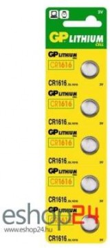 GP Batteries CR1616 (5) GPCR1616-BL5