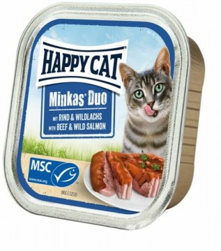 Happy Cat Minkas Duo beef & wild salmon 100 g