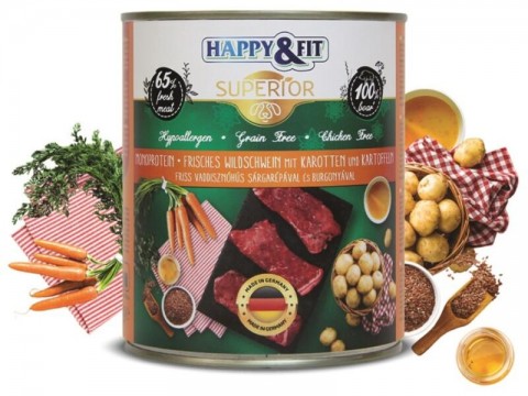 Happy&Fit Wild Pork with Beets & Potatoes 800 g