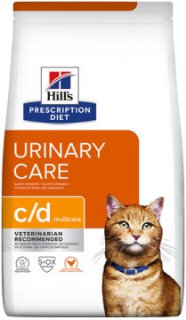 Hill's PD Feline Urinary Care c/d Multicare chicken 8 kg