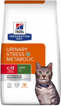 Hill's PD Feline Urinary Stress + Metabolic c/d Stress Multicare...