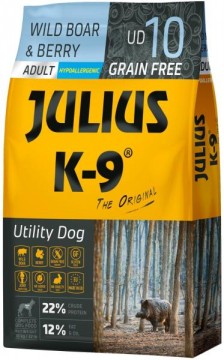 Julius-K9 Utility Dog Grain Free Adult Wild Boar & Berry 3 kg