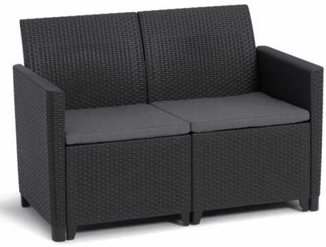 Keter Lavice Pro 2osoby Claire Sofa 113x65x74 cm (252689)
