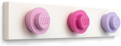 LEGO® Fali fogasléc - világos rózsaszín, sötét rózsaszín,...