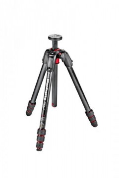 Manfrotto 190 Go! Carbon 4 section Tripod with Twist Lock (MT190GOC4)