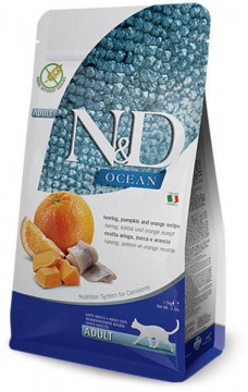 N&D Adult Ocean herring, pumpkin & orange 300 g
