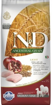 N&D Ancestral Grain Adult Medium Maxi Chicken & Pomegranate 2,5 kg