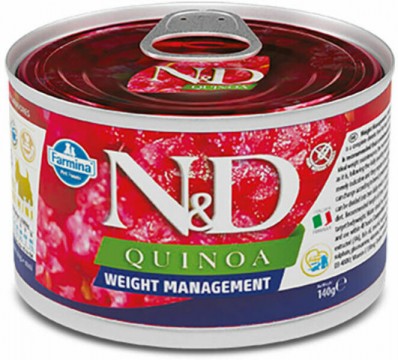 N&D Dog Quinoa Weight Management Adult Mini 140 g