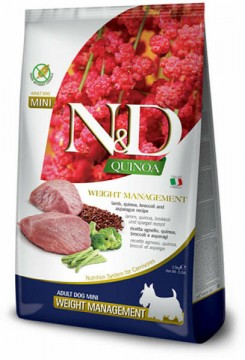 N&D Dog Quinoa Weight Management Adult Mini 800 g