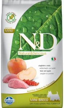 N&D Grain Free Adult Mini - Boar & Apple 7 kg