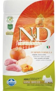 N&D Grain Free Dog Adult Mini Boar & Apple With Pumpkin 2,5 kg