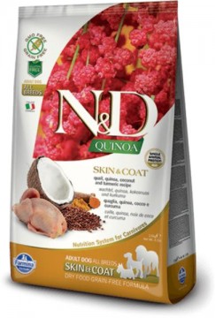 N&D Grain Free Quinoa Skin & Coat Quail 2x7 kg