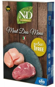 N&D Meat Duo Menu 6x70 g