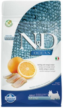 N&D Ocean Adult Mini Herring & Orange 800 g