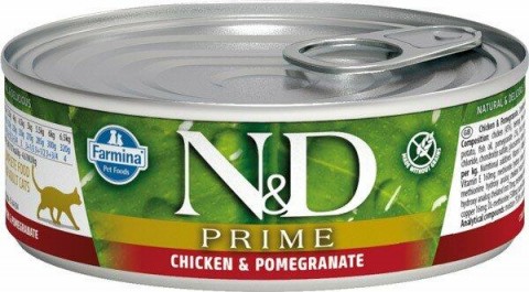 N&D Prime chicken & pomegranate 70 g
