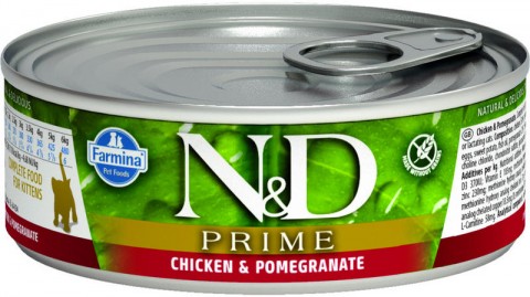 N&D Prime Kitten chicken & pomegranate 80 g