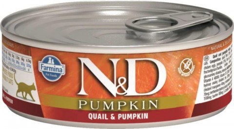 N&D Pumpkin quail & pumpkin tin 80 g