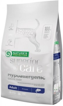 Nature's Protection Adult SC Grain Free Hypoallergenic Salmon 1,5...
