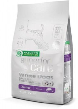 Nature's Protection Dog Junior SC White Grain Free Salmon 1,5 kg