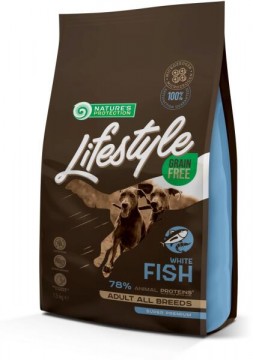 Nature's Protection Lifestyle Dog Adult Grain Free White fish 1,5...