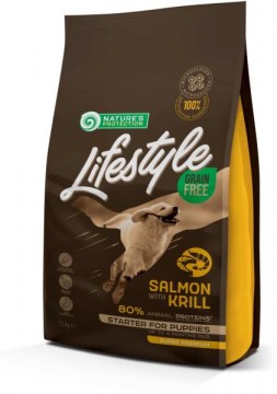 Nature's Protection Lifestyle Dog Starter Grain Free Salmon with...