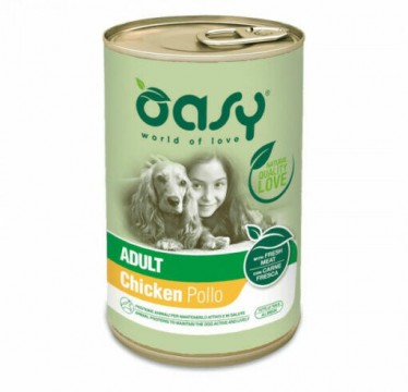 Oasy Dog Lifestage Adult Pate Chicken All Breeds 400 g