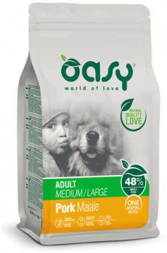 Oasy Dog OAP Adult Medium/Large Pork 12 kg