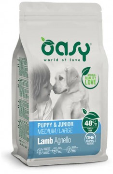 Oasy Dog OAP Puppy Medium/Large Lamb 12 kg