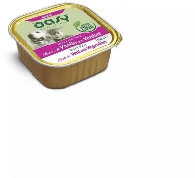 Oasy Dog Tasty Pate Adult Veal & Vegetables 150 g