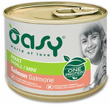 Oasy OP Adult Small/Mini Salmon 200 g