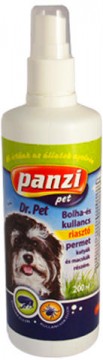 Panzi Dr. Pet bolha és kullancsriasztó spray kutyáknak 200 ml