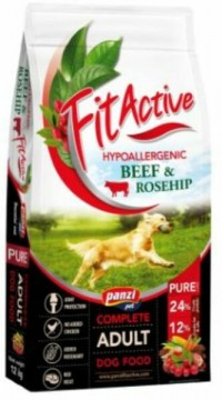 Panzi FitActive Pure Hypoallergenic Beef & Rosehip 12 kg