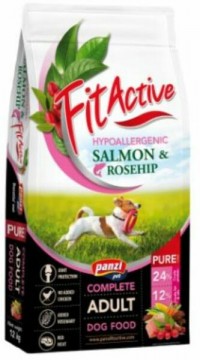 Panzi FitActive Pure Hypoallergenic Salmon & Rosehip 12 kg