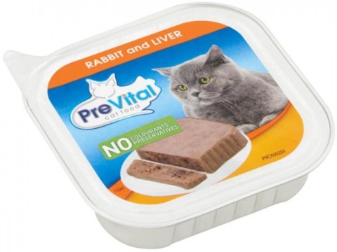 Partner in Pet Food PreVital rabbit & liver tray 100 g