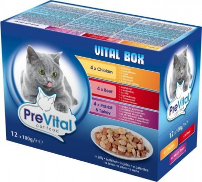 Partner in Pet Food PreVital Vital Box chicken, beef, rabbit & turkey...