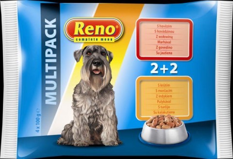 Partner in Pet Food Reno Beef & Turkey 4x100 g