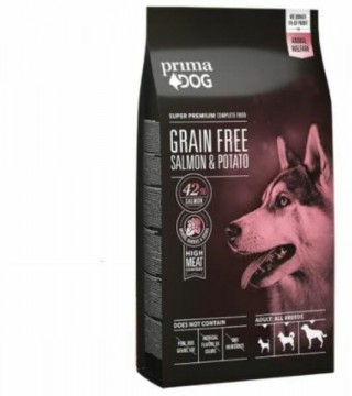 PrimaDog Grain Free Adult All Breeds Salmon & Potato 10 kg