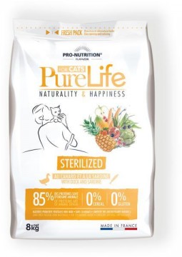 Pro-Nutrition Flatazor PureLife Cat Sterilised 8 kg