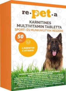 re-pet-a Karnitines multivitamin tabletta 50 db