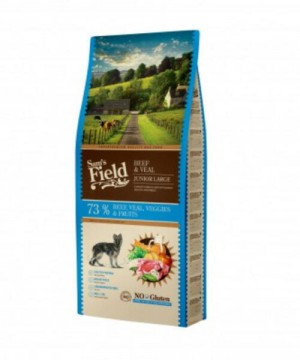 Sam's Field Field Gluten Free Puppy & Junior Large Beef & Veal 13...