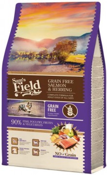 Sam's Field Grain Free Adult Salmon & Herring 2,5 kg